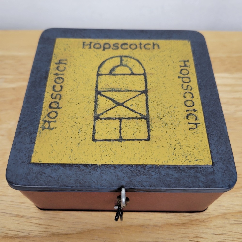 VTG Retro Hopscotch Game 4 Discs in Tin by Tender Heart Treasures